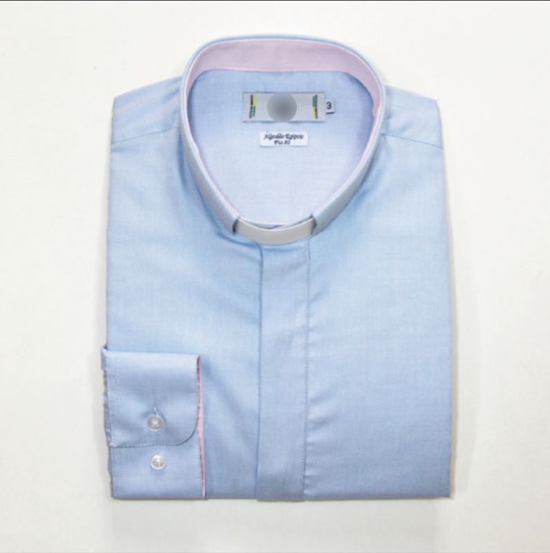 Camisa Clergyman Preta