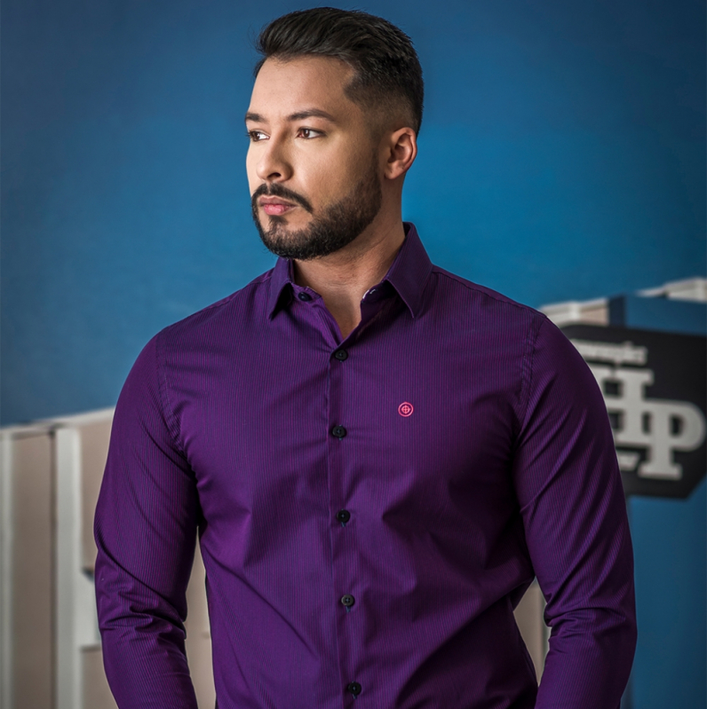 Camisa Social Slim Fit Luxo