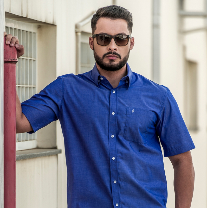 Camisa Social Slim Masculina