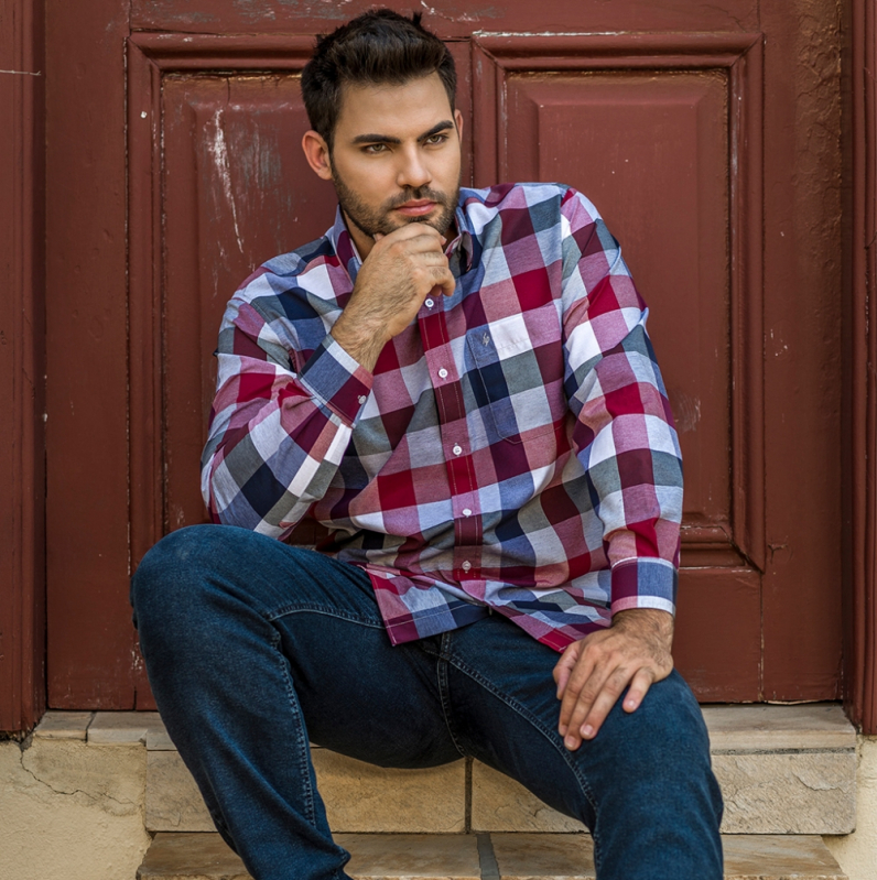 Camisa Xadrez Masculina Flanelada