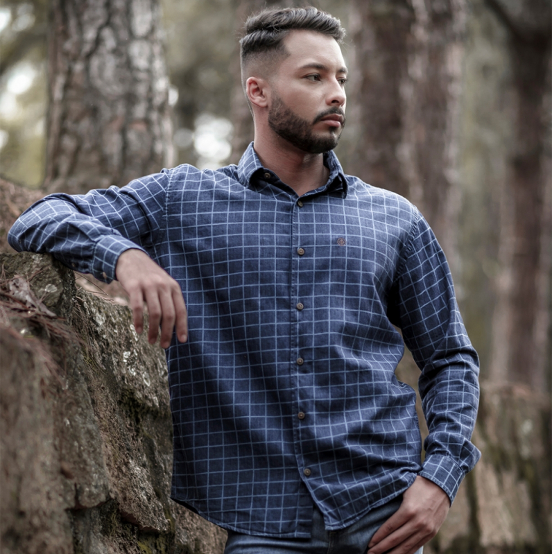 Fabricante de Camisa Branca Masculina Manga Longa